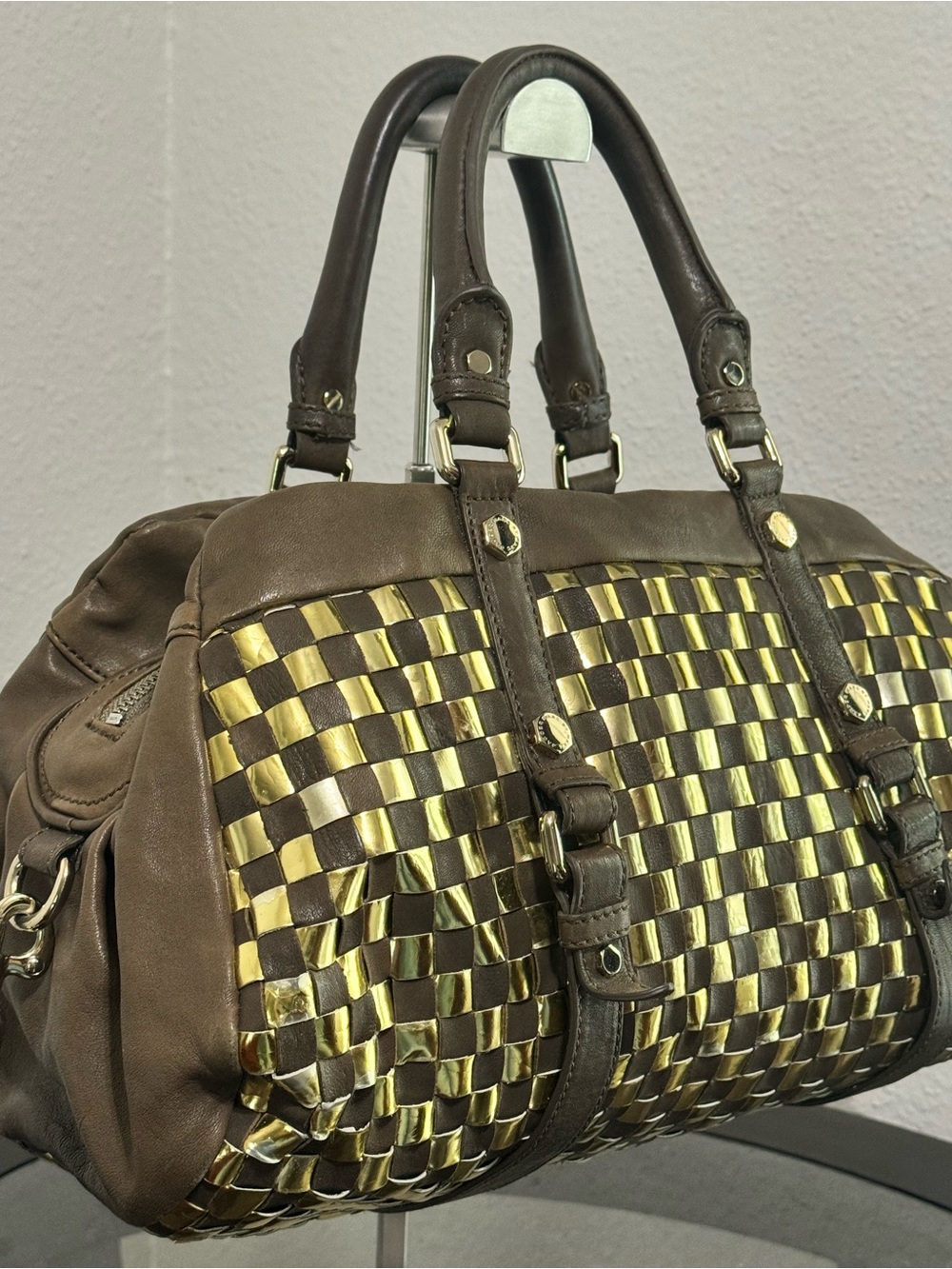 Marc Jacobs Metal Check Groovee Bag - Picture 9 of 16